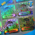 customized Anti-counterfeiting hot stamping hologram 3D strip sticker